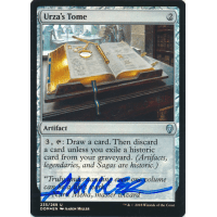 Urza's Tome FOIL Signed by Aaron Miller (Dominaria) - Dominaria Thumb Nail