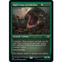 Impervious Greatwurm (Foil-Etched) - Double Masters 2022: Variants Thumb Nail