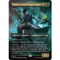 Winter, Cynical Opportunist - Duskmourn: House of Horror Commander Variants Thumb Nail