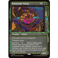 Balustrade Wurm - Duskmourn: House of Horror Variants Thumb Nail