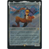 Cid, Freeflier Pilot (Surge Foil) - Final Fantasy Commander Variants Thumb Nail