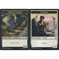 Adorned Pouncer (Token) // Warrior (Token) - Hour of Devastation Thumb Nail