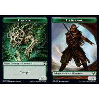 Elemental (Token) // Elf Warrior (Token) - Kaldheim Commander Thumb Nail