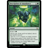 Inscription of Abundance - March of the Machine Commander Thumb Nail