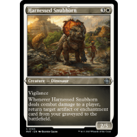 Harnessed Snubhorn (Foil-Etched) - March of the Machine: The Aftermath Variants Thumb Nail