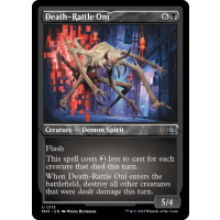Death-Rattle Oni (Foil-Etched) - March of the Machine: The Aftermath Variants Thumb Nail