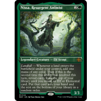 Nissa, Resurgent Animist (Foil-Etched) - March of the Machine: The Aftermath Variants Thumb Nail