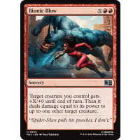 Bionic Blow - Marvel Super Heroes Eternal Legal Cards Thumb Nail