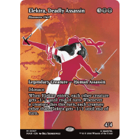 Massacre Girl (Elektra, Deadly Assassin) - Marvel Super Heroes Source Material Cards Thumb Nail