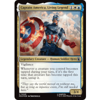 Captain America, Living Legend (Surge Foil) - Marvel Super Heroes Variants Thumb Nail