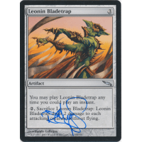 Leonin Bladetrap Signed by Randy Gallegos (Mirrodin) - Mirrodin Thumb Nail