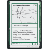 Inspirational Antelope (No PW Symbol) - Mystery Booster - Test Prints Thumb Nail