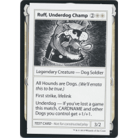 Ruff, Underdog Champ (No PW Symbol) - Mystery Booster - Test Prints Thumb Nail