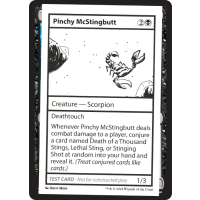 Pinchy McStingbutt - Mystery Booster - Test Prints Thumb Nail