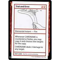 Trial and Error - Mystery Booster - Test Prints Thumb Nail