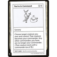 You're In Command - Mystery Booster - Test Prints Thumb Nail