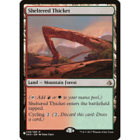 Sheltered Thicket - Mystery Booster - The List Thumb Nail