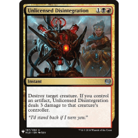 Unlicensed Disintegration - Mystery Booster Reprints Thumb Nail