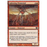 Lightning Elemental - Ninth Edition Thumb Nail