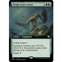 Tangleweave Armor - Phyrexia: All Will Be One Commander: Variants Thumb Nail