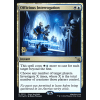 Officious Interrogation - Prerelease Promo Thumb Nail