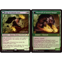 Sage of Ancient Lore // Werewolf of Ancient Hunger - Prerelease Promo Thumb Nail