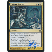 Twisted Justice Signed by Ralph Horsley - Ravnica City of Guilds Thumb Nail