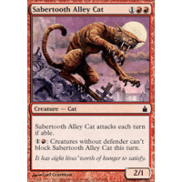 Sabertooth Alley Cat - Ravnica City of Guilds Thumb Nail