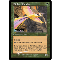 Birds of Paradise (Serialized) - Ravnica Remastered: Variants Thumb Nail