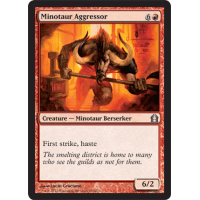 Minotaur Aggressor - Return to Ravnica Thumb Nail