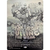 Culling the Weak (Black and White) - Secret Lair Thumb Nail