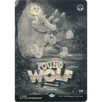Young Wolf (Black and White) - Secret Lair Thumb Nail