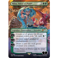 Freyalise, Llanowar's Fury (Miku, Voice of Power) - Secret Lair Thumb Nail