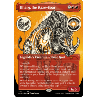 Ilharg, the Raze-Boar (Foil-Etched) - Secret Lair Thumb Nail