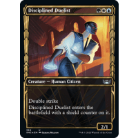 Disciplined Duelist (Foil-Gilded) - Streets of New Capenna: Variants Thumb Nail