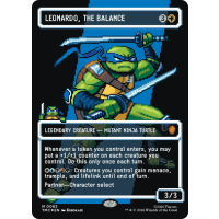 Leonardo, the Balance (Pixel Art Surge Foil) - Teenage Mutant Ninja Turtles Commander Variants Thumb Nail