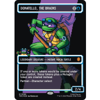 Donatello, the Brains (Pixel Art Surge Foil) - Teenage Mutant Ninja Turtles Commander Variants Thumb Nail