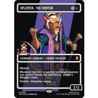 Splinter, the Mentor (Pixel Art Surge Foil) - Teenage Mutant Ninja Turtles Commander Variants Thumb Nail