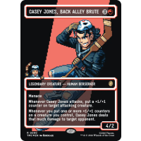 Casey Jones, Back Alley Brute (Pixel Art Surge Foil) - Teenage Mutant Ninja Turtles Commander Variants Thumb Nail