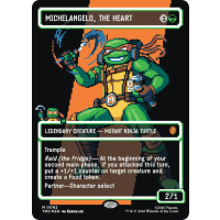 Michelangelo, the Heart (Pixel Art Surge Foil) - Teenage Mutant Ninja Turtles Commander Variants Thumb Nail