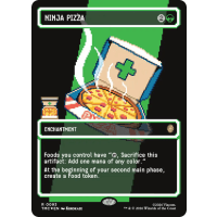 Ninja Pizza (Pixel Art Surge Foil) - Teenage Mutant Ninja Turtles Commander Variants Thumb Nail