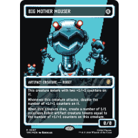 Big Mother Mouser (Pixel Art Surge Foil) - Teenage Mutant Ninja Turtles Commander Variants Thumb Nail