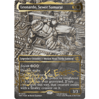Leonardo, Sewer Samurai (Signature Headliner Foil) - Teenage Mutant Ninja Turtles Variants Thumb Nail