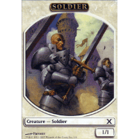 Soldier (Token) - Tenth Edition Thumb Nail
