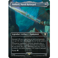 Anduril, Narsil Reforged (Surge Foil) - The Lord of the Rings: Tales of Middle-earth - Commander Variants Thumb Nail