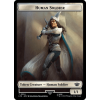 Human Soldier (Surge Foil Token) - The Lord of the Rings: Tales of Middle-earth: Variants Thumb Nail