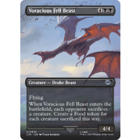 Voracious Fell Beast (Borderless Alternate Art) [The Lord of the Rings