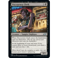 Discourtesy Clerk (Galaxy Foil) - Unfinity: Variants Thumb Nail