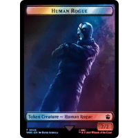 Human Rogue (Surge Foil Token) - Universes Beyond: Doctor Who Variants Thumb Nail