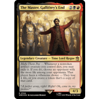 The Master, Gallifrey's End (Surge Foil) - Universes Beyond: Doctor Who Variants Thumb Nail